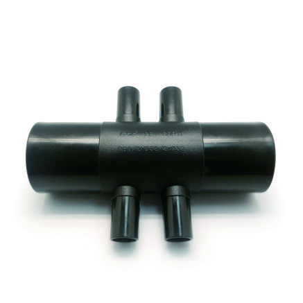 PE Ground source heat pump/ Reducing six-port joint